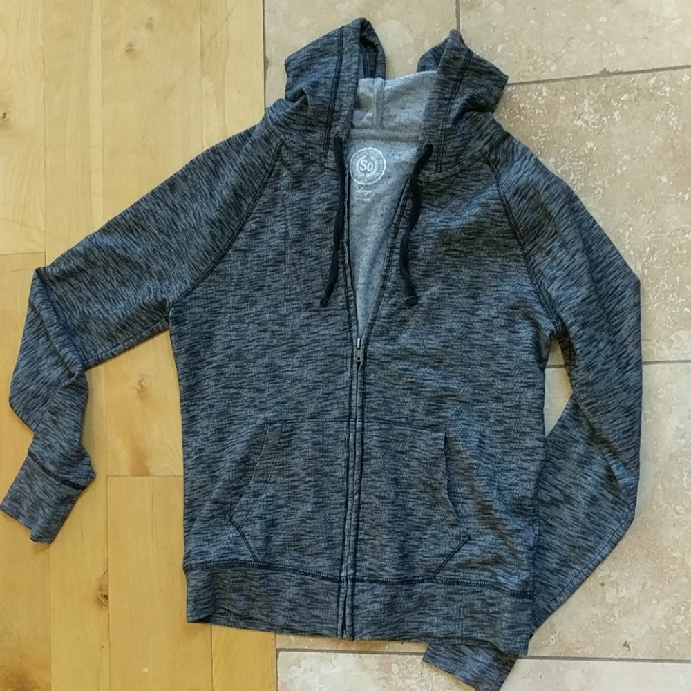 SO zip up hoodie